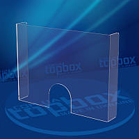 Прозрачное защитное стекло размером 500x500 мм