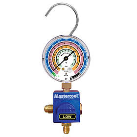 Манометричний колектор 1 вент. 63 мм, R134А/R404А/R407C/R507A/R22 (Mastercool, США) 92103-ML