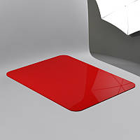 Акриловий столик для предметної зйомки червоного кольору розміром 200x300 мм. Товщина 3 мм