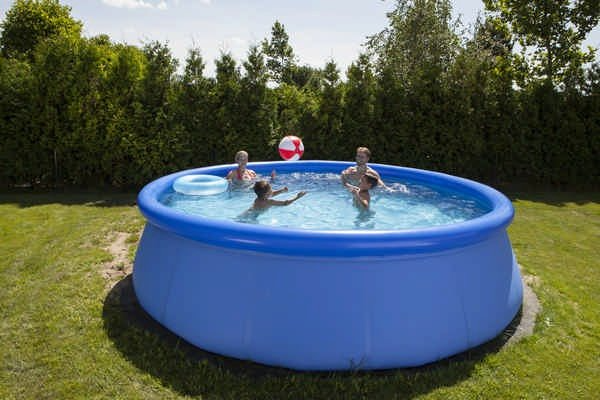 Басейн нyадувний круглий (BestWay) Swing pools 5.5 м х 1.22 м зі сходами та фільтром
