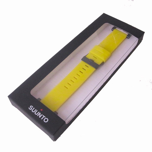 Ремінець для смарт-годин SUUNTO CORE YELLOW CRUSH SILICONE RUBBER STRAP, фото 1