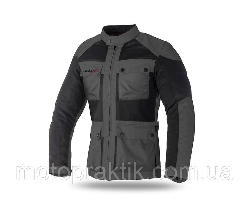 Seventy Degrees SD-JC30 Summer Urban, Dark Grey, S Мотокуртка текстильна літня із захистом