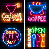 Зелена неонова світлодіодна стрічка 12х6 мм. Мінімальний відрізок 10 см. Ціна за 10 см., фото 8