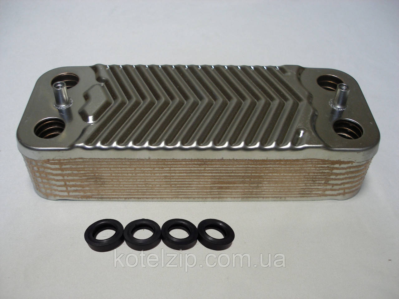 Теплообмінник (ГВП) вторинний пластинчастий (14пл.) Immargas Nike Mini/Eolo 24/28 3E, Eolo Major 3.021693
