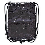 Сумка-мішок YES "Sequins Black ", фото 3