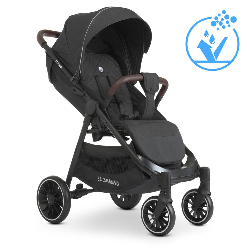 Прогулочная коляска El Camino Optima ME 1083 Оптима Dark Gray