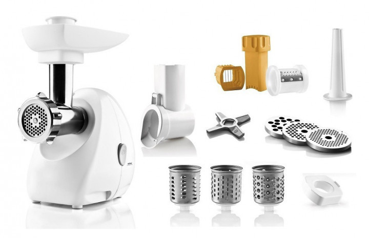 М'ясорубка Zelmotor 489.82 з овочерізкою + кубикорізкою