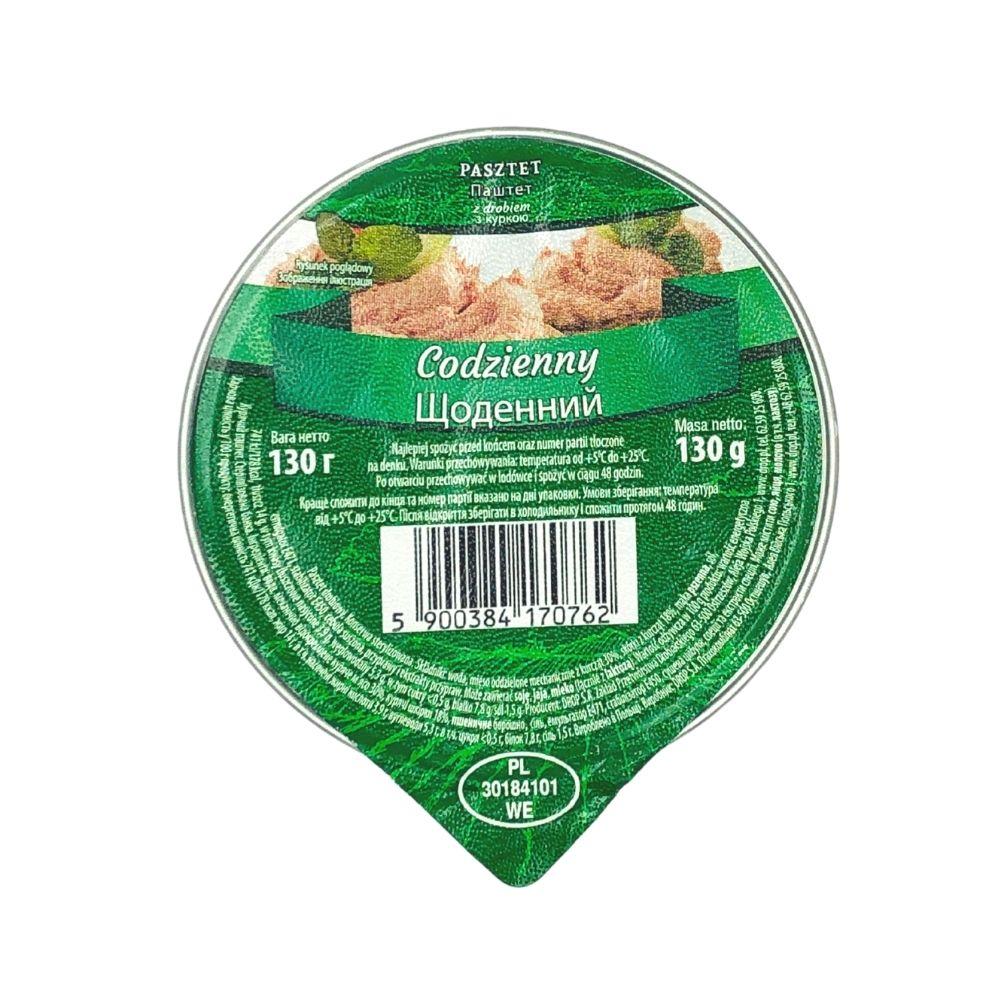Паштет з куркою Drop Codzienny, 130г, 24шт/ящ