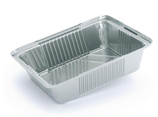 Контейнер із фольги алюмінієвий R-15 L 127х100 мм. h = 33 мм. 255 мл. без кришки (арт.R-15L) Кр.0152