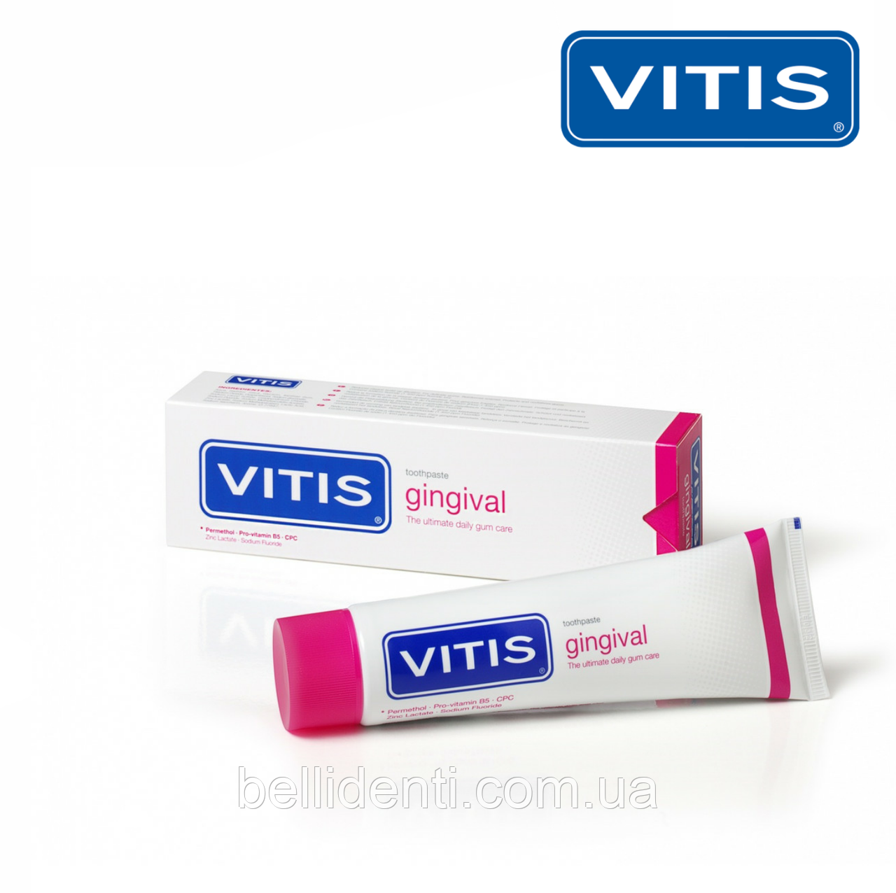 VITIS GINGIVAL зубная паста для ухода за чувствительными деснами, 100 мл - фото 2 - id-p665205515