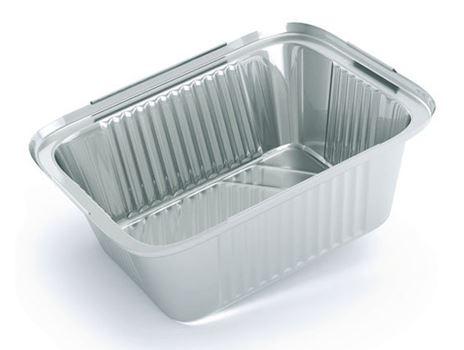 Контейнер із фольги алюмінієвий SP-44 L 145х120 мм. h = 57 мм. 586 мл. (100)