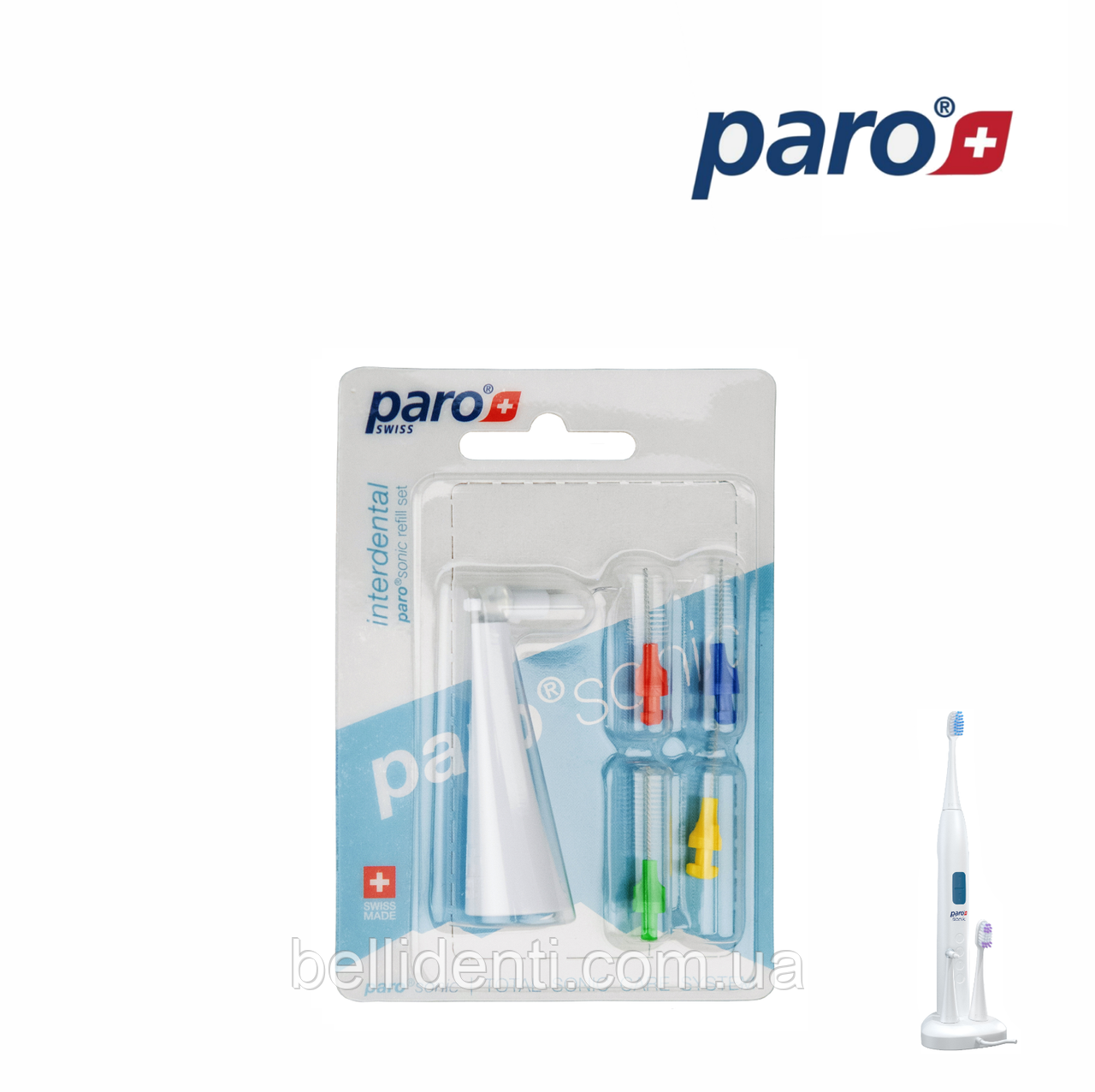 Набір для очищення міжзубних проміжків paro sonic interdental