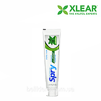 Зубная паста Xlear Spry "Предупреждение образования налета, без фтора, натуральная мята,141 г
