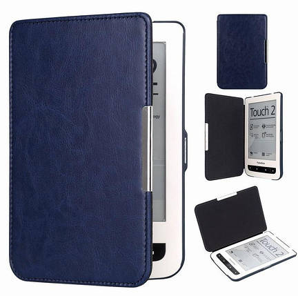 Чохол обкладинка PocketBook 626 Touch Lux 3 темно синій, фото 2