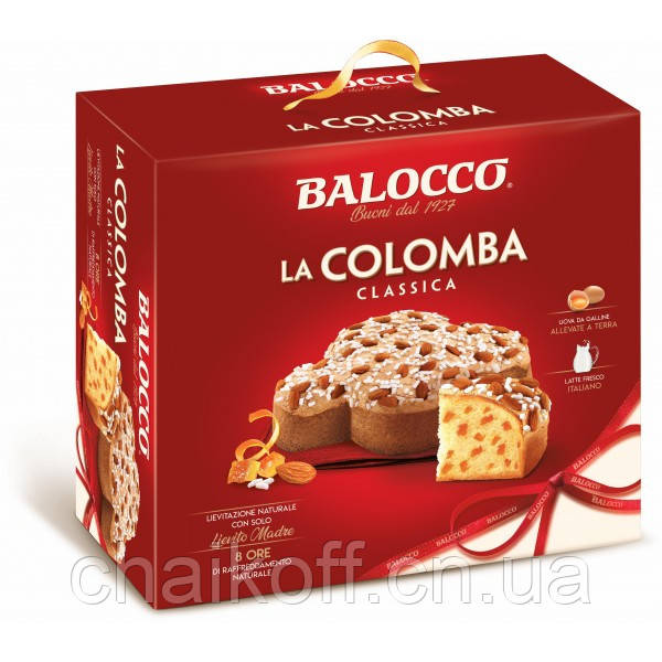 Великодній кулич Balocco la Colomba Classica з цукатами 500 г (Італія)
