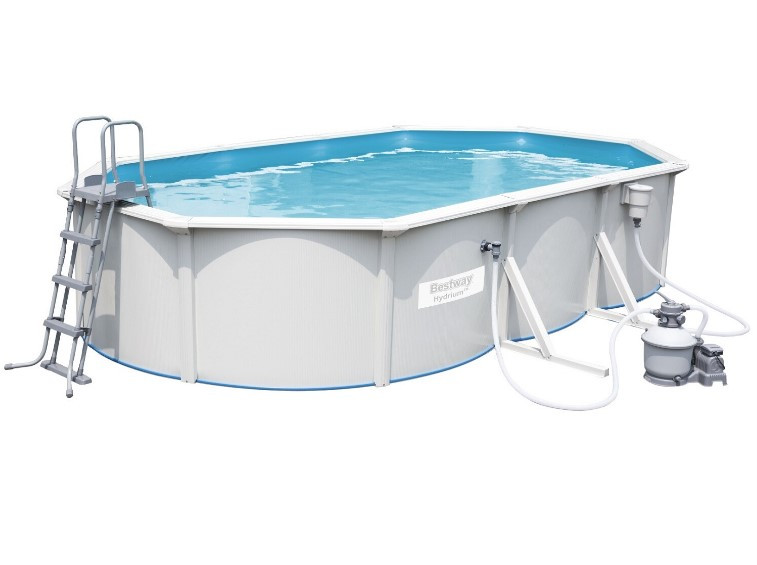 Збірний басейн Bestway 56369 Hydrium 610 х 360 х 120 см, пісочний фільтр 3785 л/год