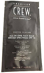 Зволожувальний бальзам для обличчя American Crew All in One Face Balm SPF15 7.4 мл (12378Gu)