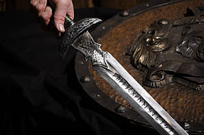 Меч скандинавских викингов - ручная робота Марка стали Г 90.