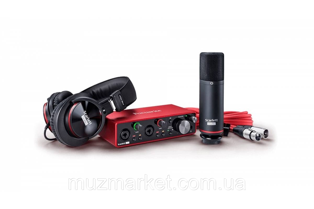 Комплект для звукозаписування FOCUSRITE Scarlett 2i2 Studio 3rd Gen