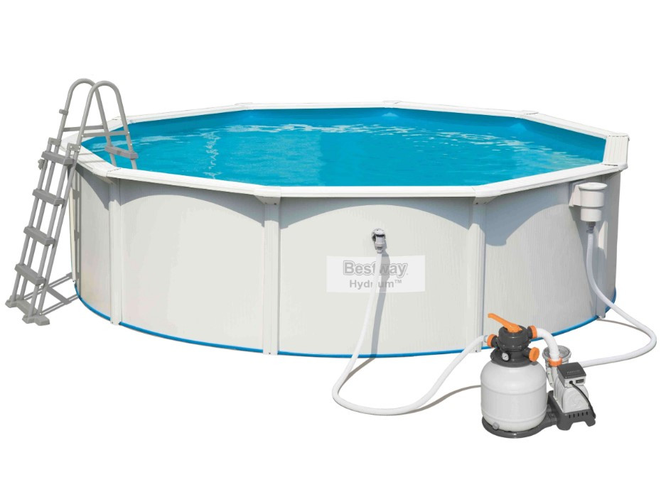 Збірний басейн Bestway Hydrium 56384 (460х120) з пісочним фільтром