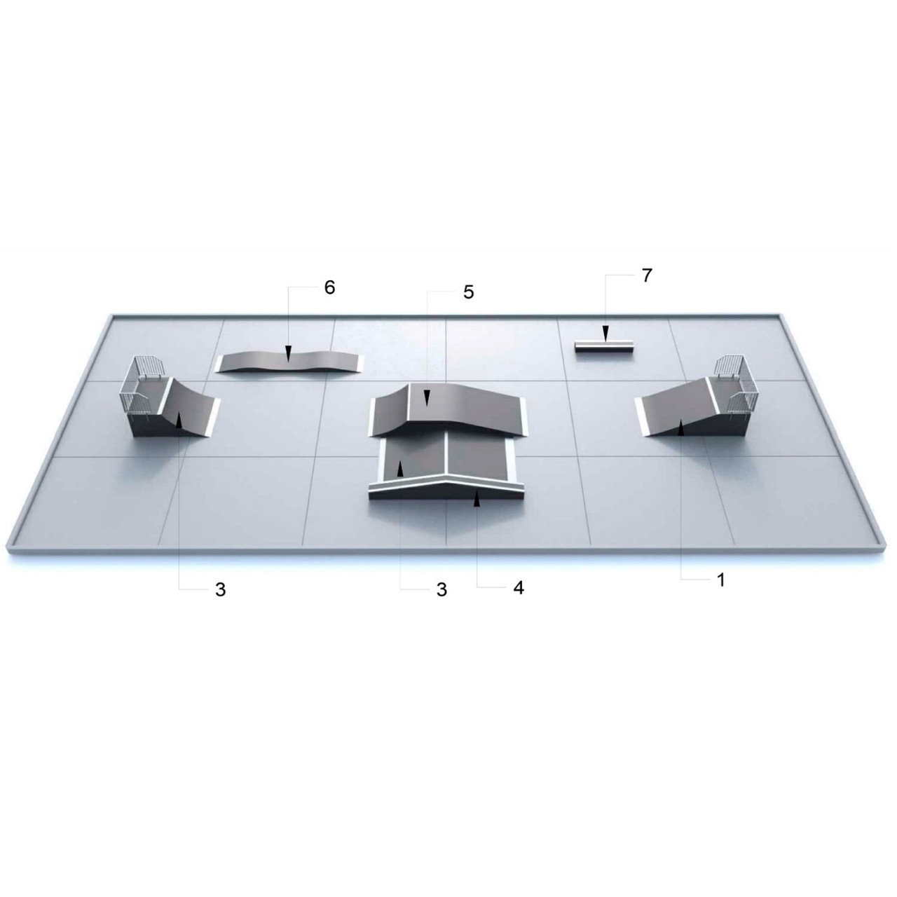 Скейт парк КS-09, фото 1