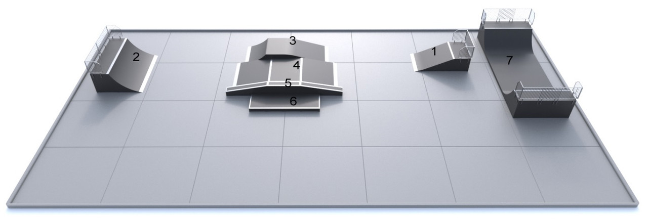 Скейт парк КS-32, фото 1