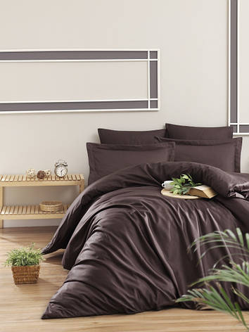 Білизна постільна білизна First Choice SATIN "Snazzy / Cikolata" S 441, фото 1