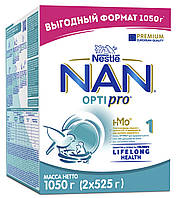 Сухая молочная смесь NAN 1 OPTIPRO® с олигосахаридом 2 FL (Выгодный Формат 1050 г)