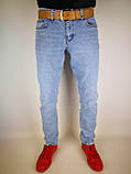 Чоловічі джинси світлоголубі, фото 2