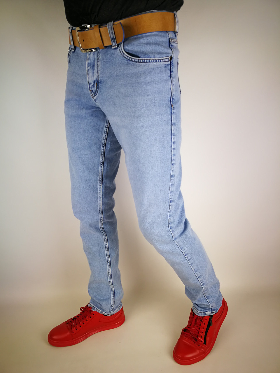 Чоловічі джинси світлоголубі