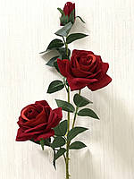 Штучна троянда. Гілка штучної троянди (85 см), фото 5