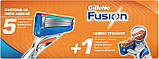Gilette Fusion 8 шт. в упаковці, Німеччина, змінні касети для гоління, фото 4