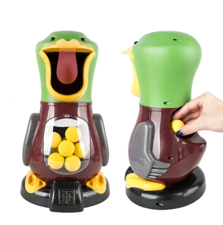 ОПТ Дитячий пістолет інтерактивний з мішенню качкою і м'якими кулями Hit me Duck для стрільби, фото 1