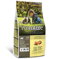 Сухой корм для котят Pronature Holistic (Пронатюр Холистик) Kitten с курицей и бататом 5.4 кг