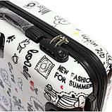 Оригінальна валіза малого розміру з яскравим принтом Worldline 808 Love, фото 5