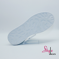 Кеди кріпери жіночі білі шкіряні  “Style Shoes”, фото 10
