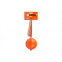 Іграшка для собаки Collar Игрушка для собак Liker Line Мячик с лентой 9 см (6288)