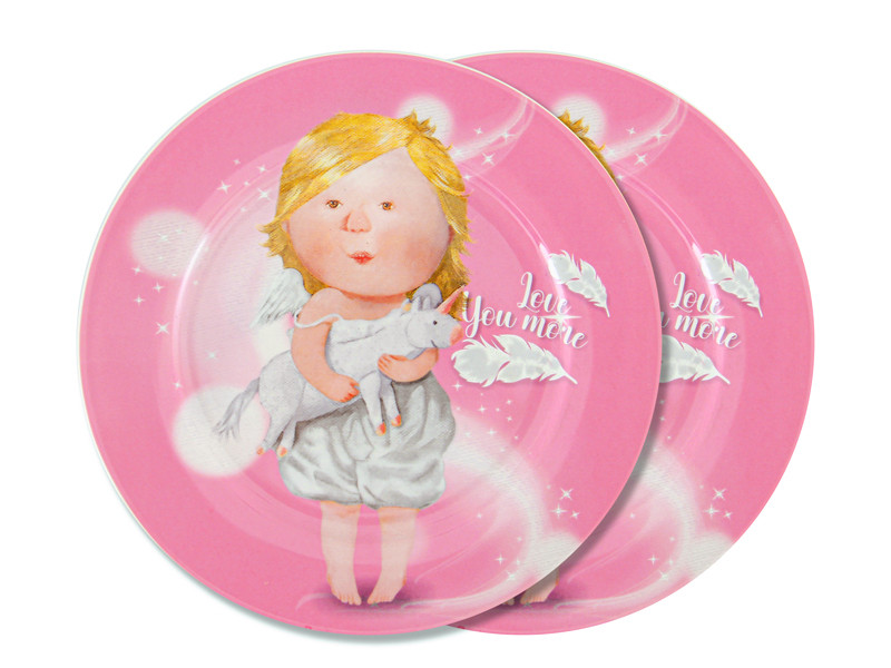 Набір тарілок із 2 штук Gapchinska LOVE YOU MORE 19 см 924-698