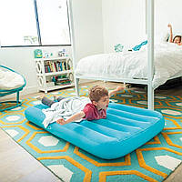 Надувной односпальный матрас для детей Intex (88 x 157 x 18 см) Голубой. Матрас для плавания и сна