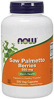 Со Пальметто Now Foods Saw Palmetto Berries 250 капсул