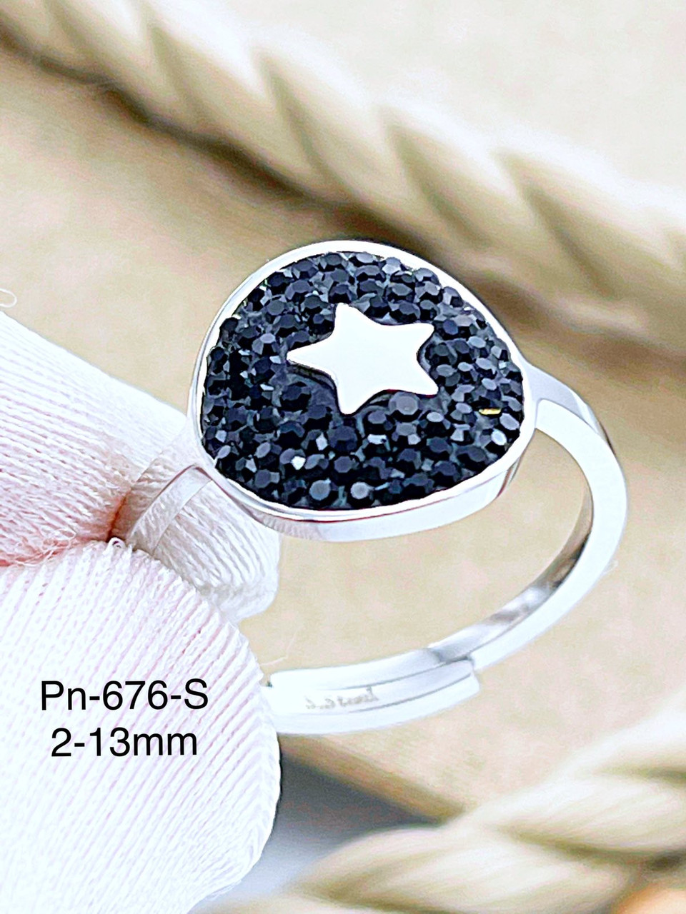 Каблучка Stainlees Steel (преміум) Sr-676(7) open