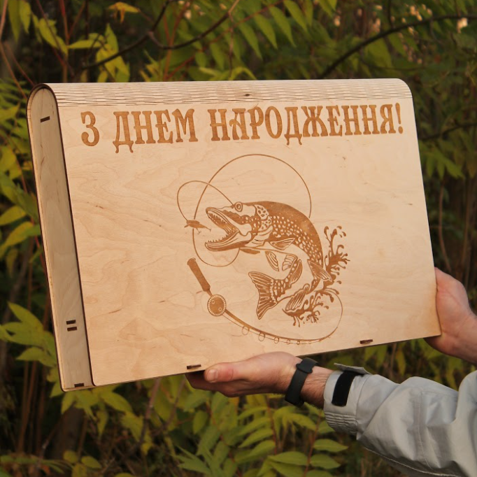 Шампури 8шт залізні ручки з індивідуальною гравіюванням у коробці книжці, фото 1
