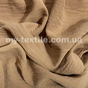 Американський Креп Жатка Темно-Бежевий