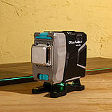 3D DEKO LL12-HV 🔹 12 ліній 360 градусів ❌ КРАСНИЙ ЛУЧ ➜до 50м 🔴 лазерний рівень нівелір + 2 БАТАРЕЇ 2000mAh, фото 7