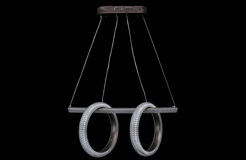 Сучасна підвісна люстра 66009/1+2BK, фото 1