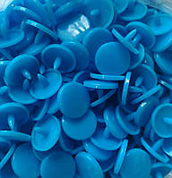 Кнопка пластиковая Т5 11,7 мм средний синий