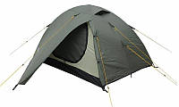 Палатка Terra Incognita Alfa 2 хаки для 2-3 осіб, двошарова, легка та компактна.