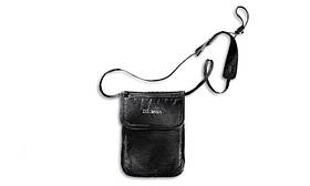 Гаманець Tatonka Folder Neck Pouch чорний, водостійкий, для документів і грошей