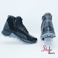 Зимові чоловічі черевики на хутрі, фото 3