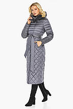 Перлинно-сірий комфортна куртка жіноча модель 31012, фото 3